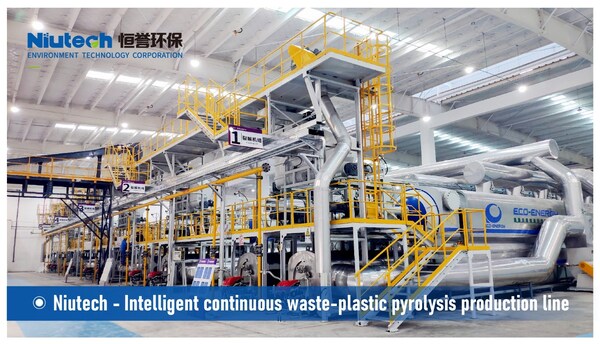 Niutech - Intelligent continuous waste-plastic pyrolysis production line Niutech - Intelligent continuous waste-plastic pyrolysis production line